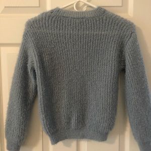 Light Blue toddler sweater/ 4-5T, new w/o tags